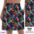 Rainbow Parrot capris pockets (extended plus only)