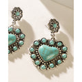 MYRA PLACID HEART EARRINGS Jewelry