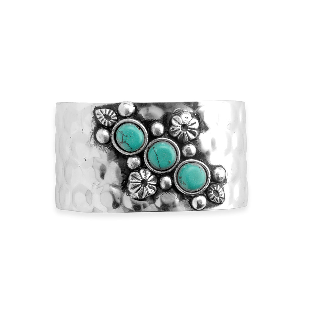 TURQUOISE TRIO CUFF BRACELET Jewelry