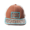 JENSON HILL CAP IN BROWN AND BEIGE Accessories