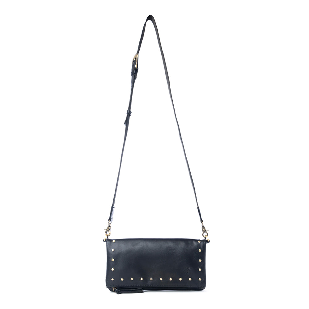 MYRA USA YELLOWSTONE PALISADE CLUTCH BAG WITH RIVETS IN ASH Bags