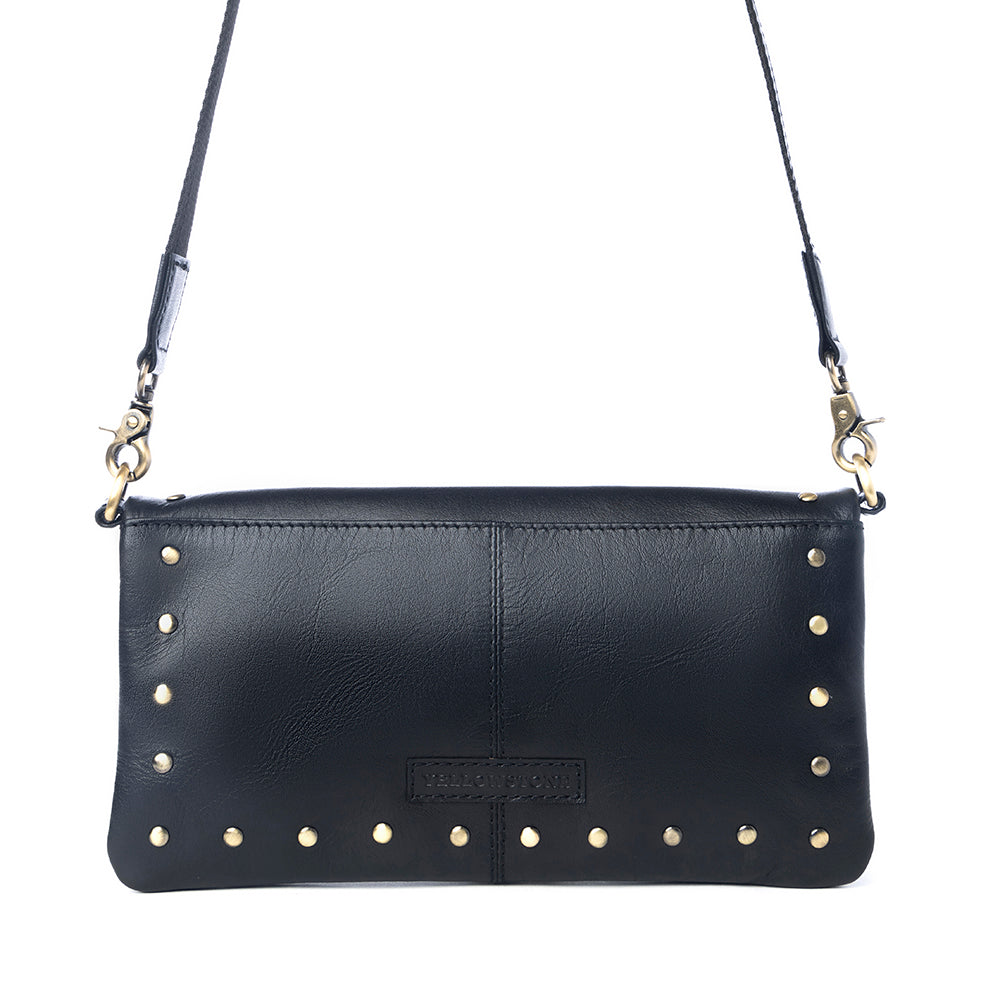 MYRA USA YELLOWSTONE PALISADE CLUTCH BAG WITH RIVETS IN ASH Bags