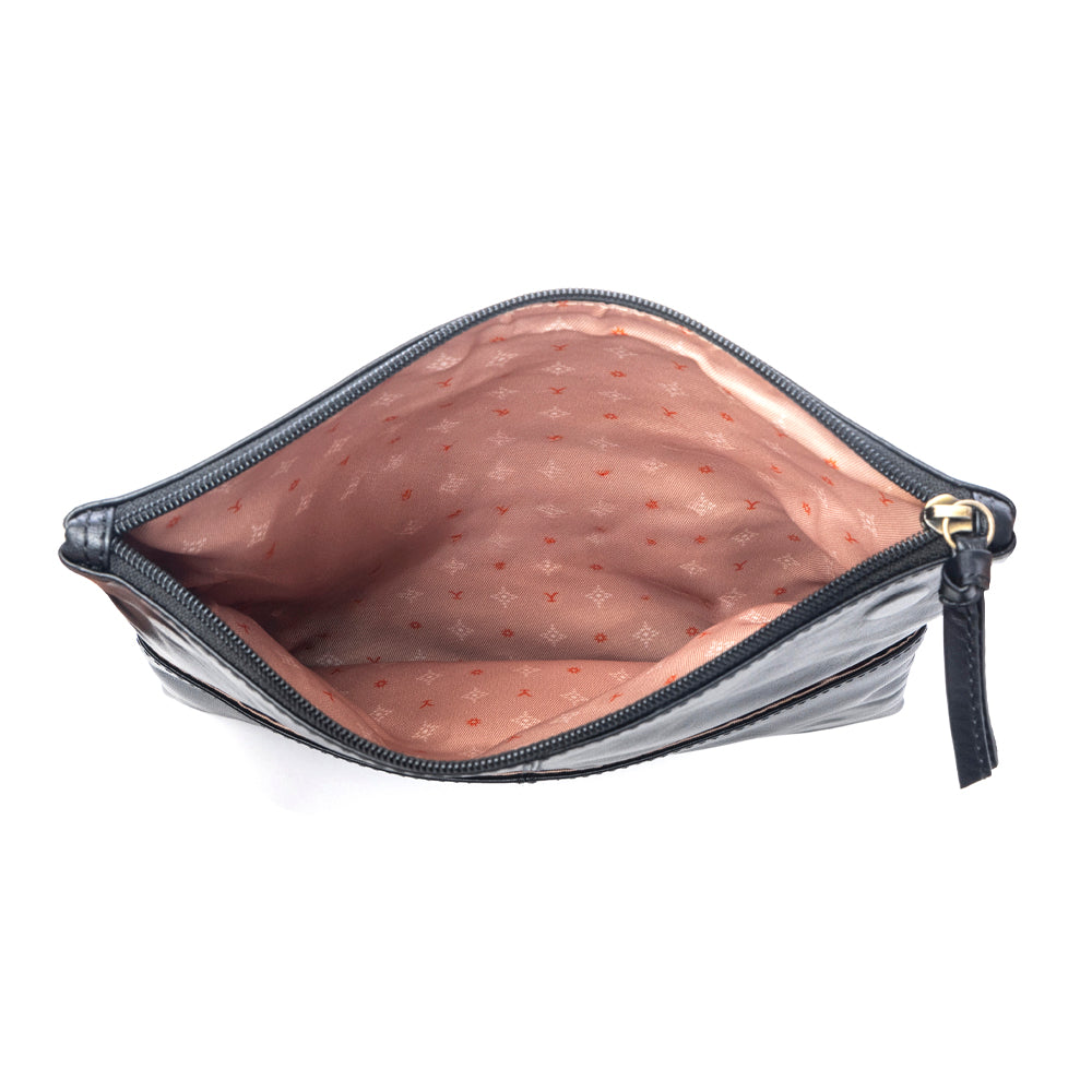 MYRA USA YELLOWSTONE PALISADE CLUTCH BAG WITH RIVETS IN ASH Bags