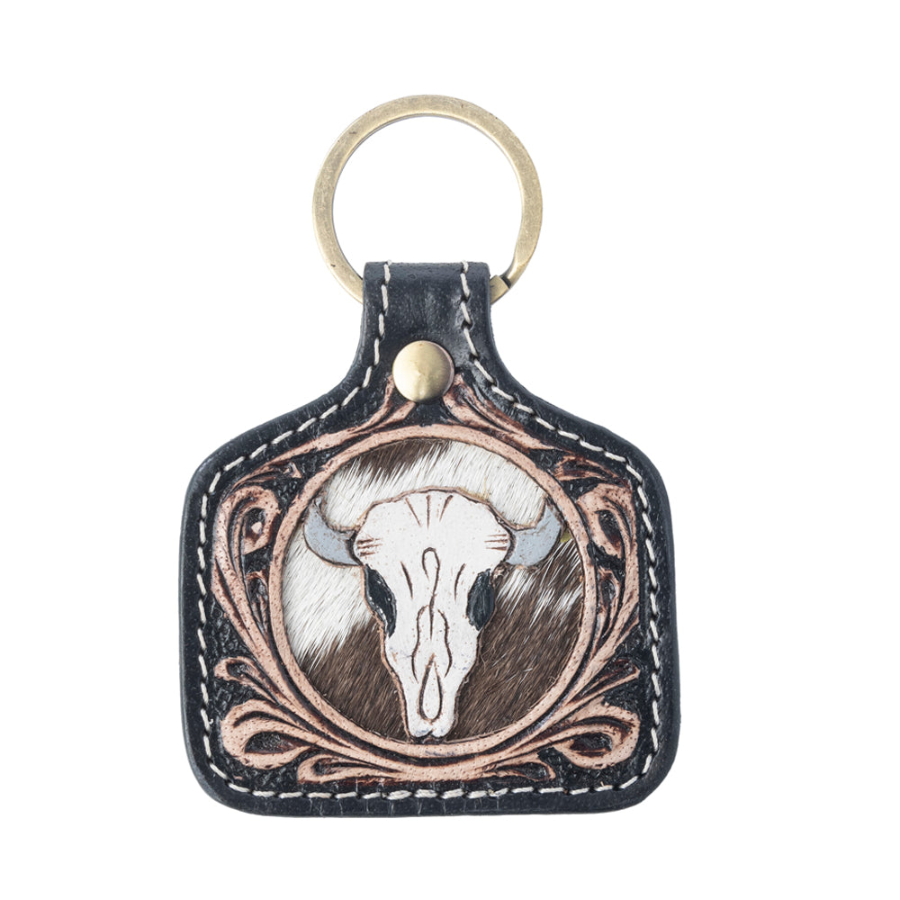 MYRA DUSTHORN RELIC HAND TOOLED LEATHER KEYCHAIN Gifts & Accessories