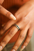 BLACK HEART SPINNER RING - FIDGET RINGS RING
