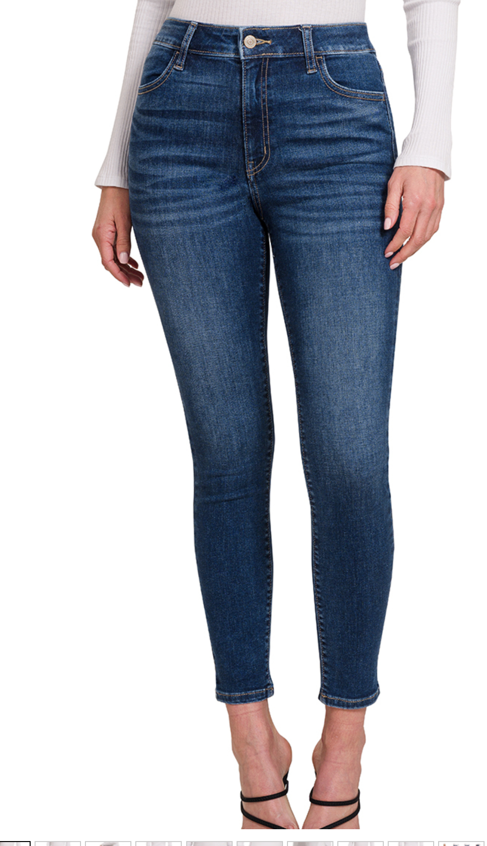 HIGH WAIST SKINNY JEGGING JEANS Denim
