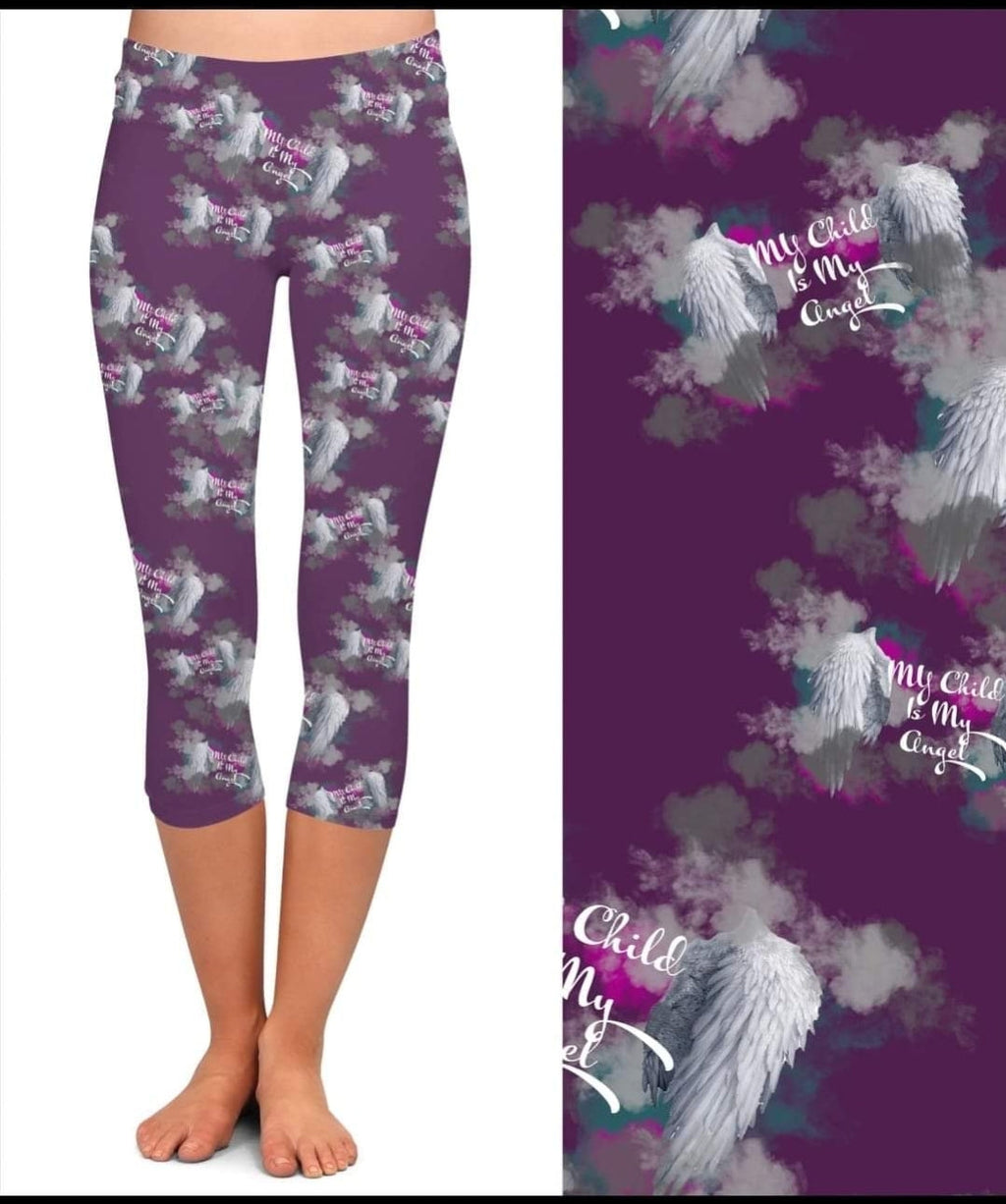 My Child is My Angel leggings and capris with pockets