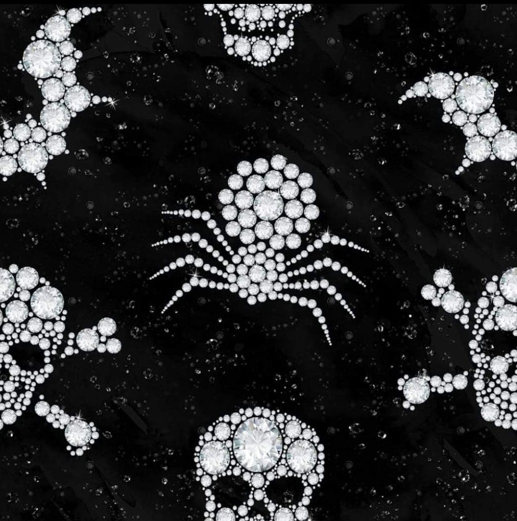 Diamond Skulls leggings, capris,  joggers, and skorts