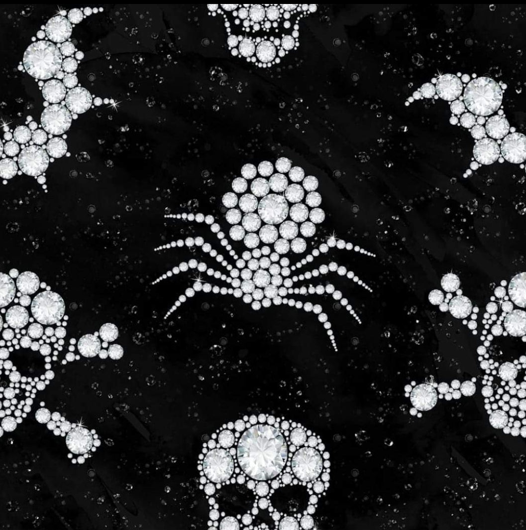 Diamond Skulls leggings, capris,  joggers, and skorts