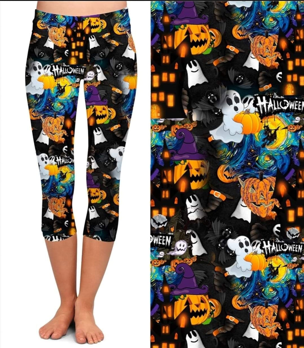 Spookyville Leggings and Capris with pockets