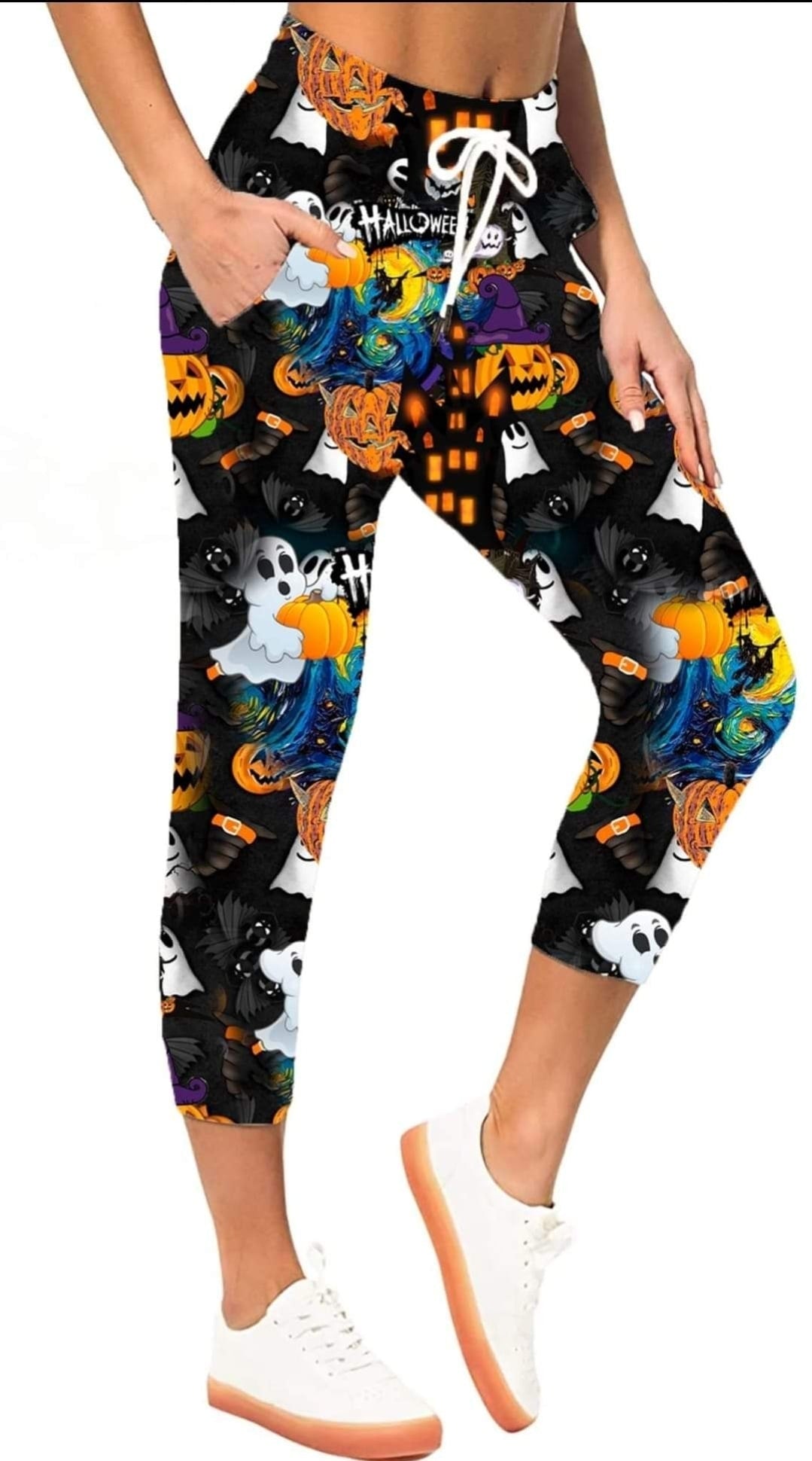Spookyville Leggings and Capris with pockets