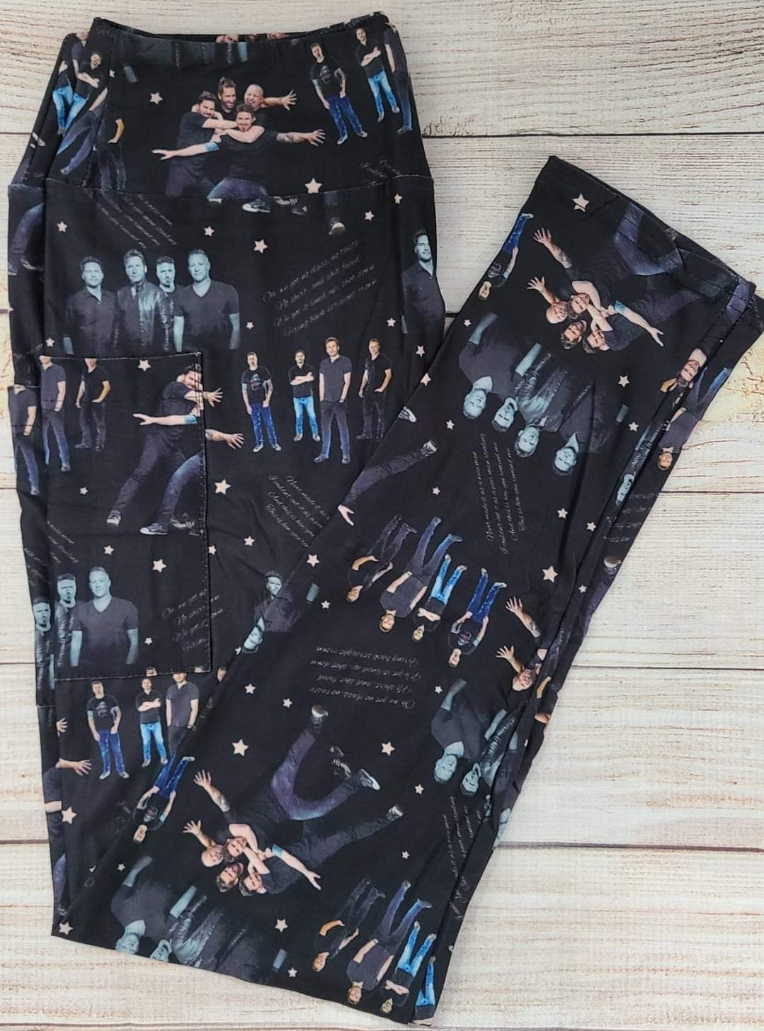 NICKELBACK LEGGINGS AND CAPRIS WITH POCKETS