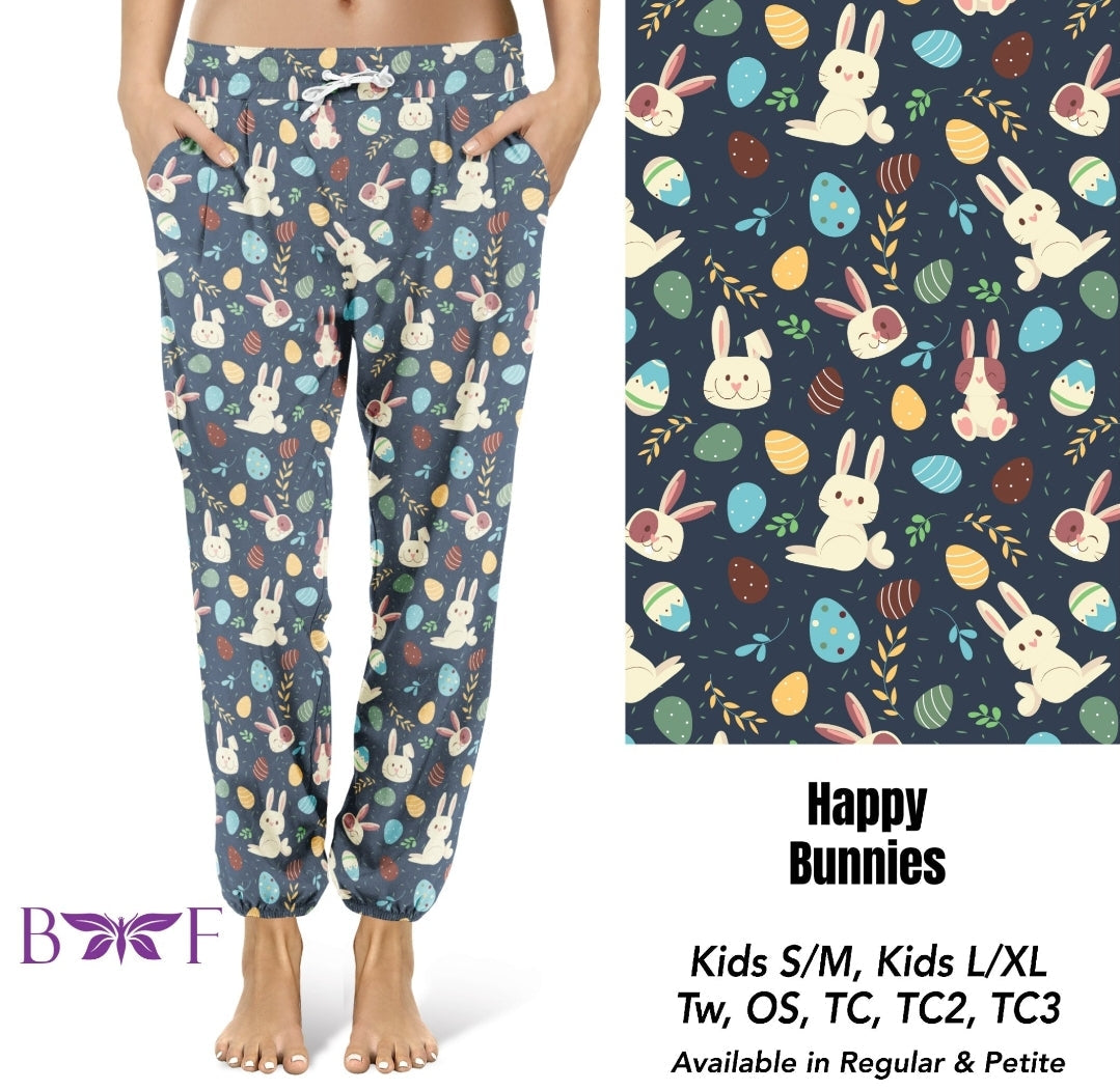 Happy Bunnies leggings and joggers with pockets