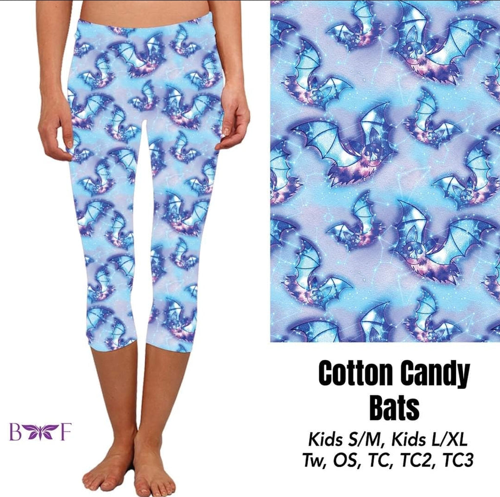 Cotton Candy Bats Capris and skorts with pockets