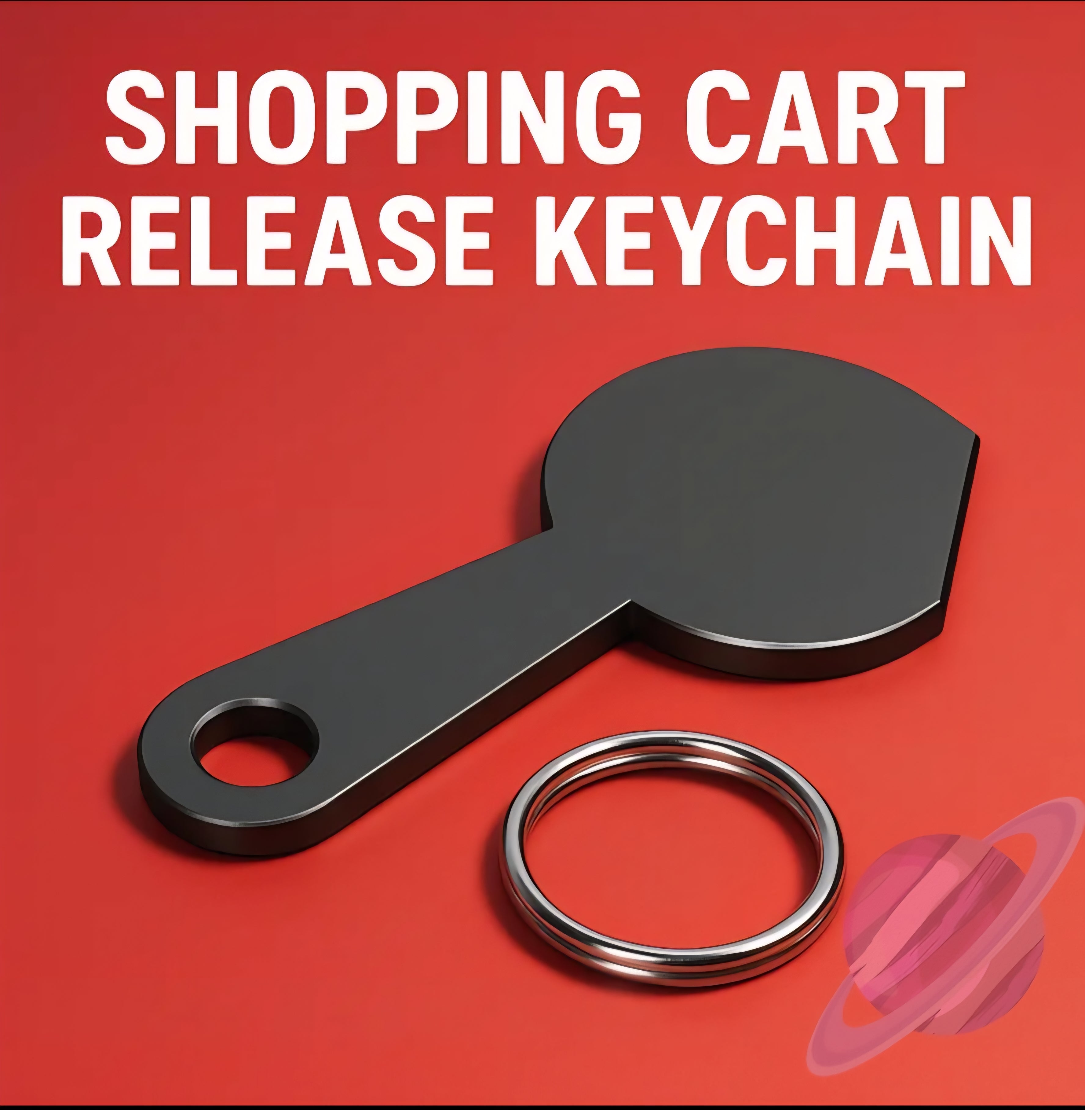 3D PRINTED SHOPPING CART KEYS-3 PACK Keychain