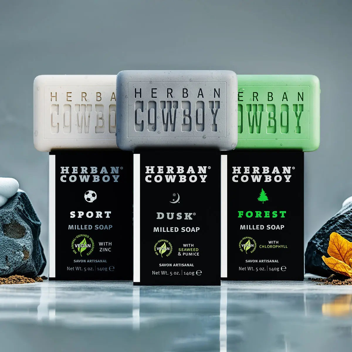 3-PIECE BAR SOAP BUNDLE - DUSK, FOREST, AND SPORT soap