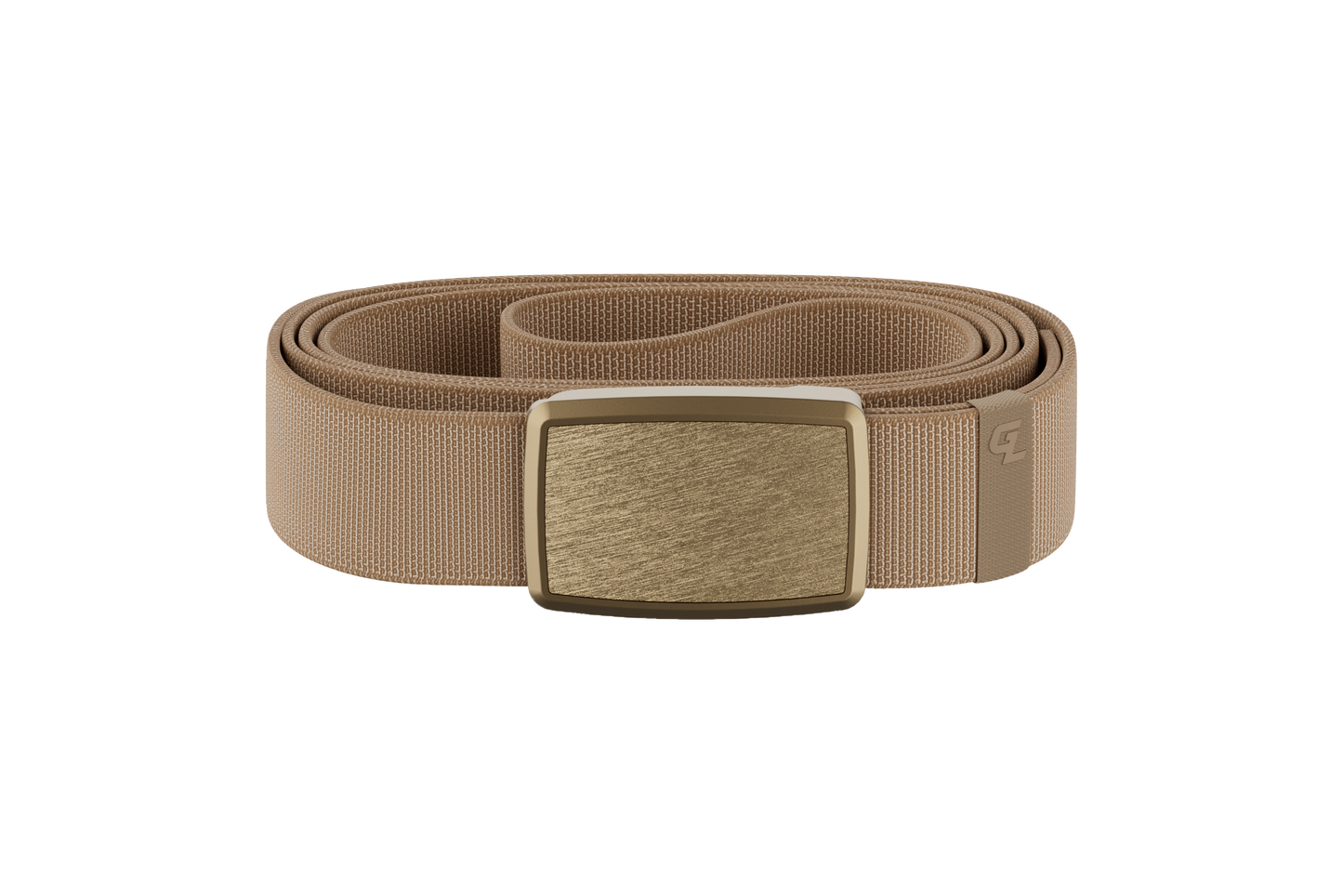 Groove Belt Low Profile - Taupe/Gold