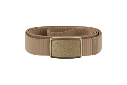 Groove Belt Low Profile - Taupe/Gold