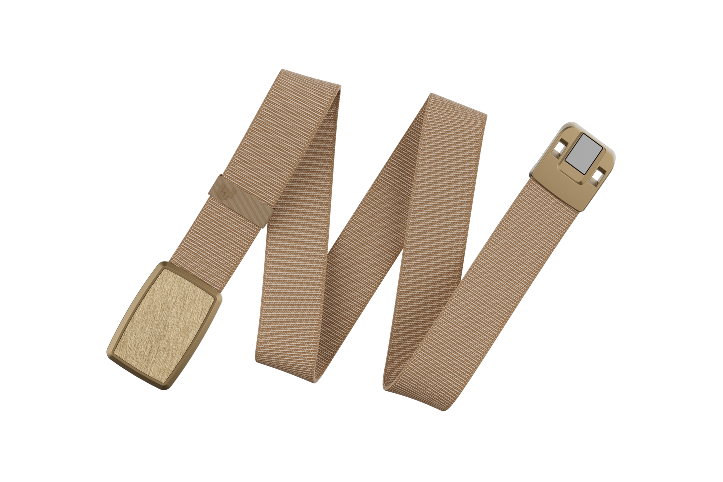 Groove Belt Low Profile - Taupe/Gold