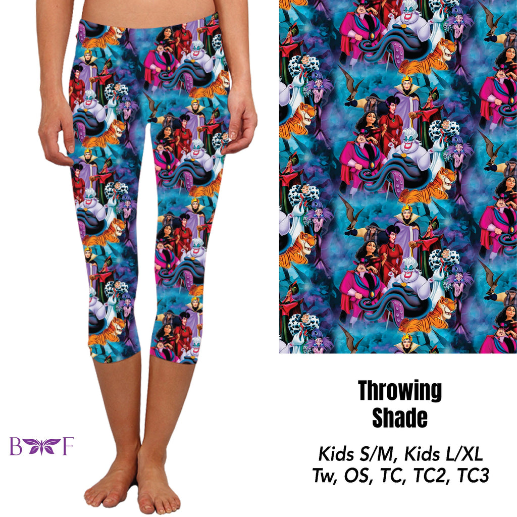 Throwing Shade leggings and capris with pockets