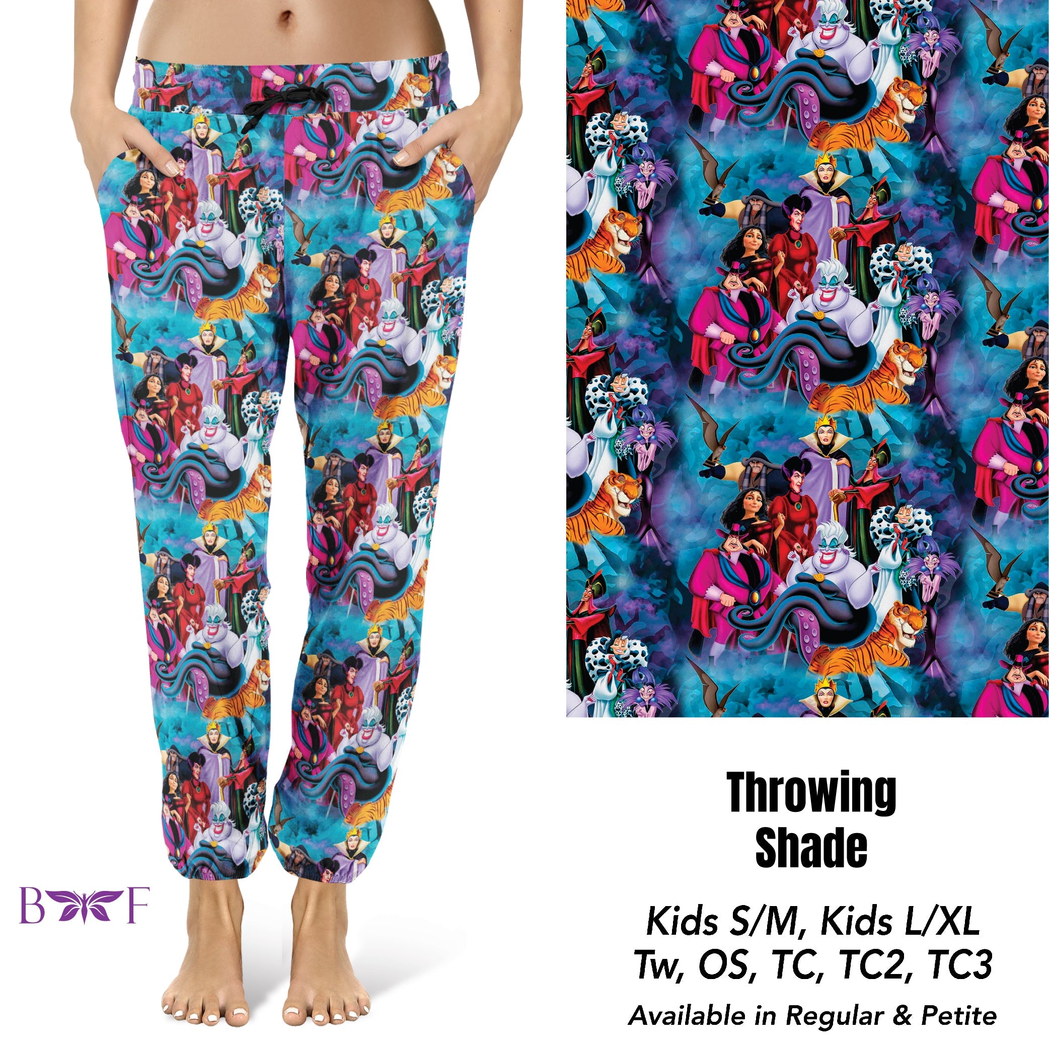 Throwing Shade leggings and capris with pockets