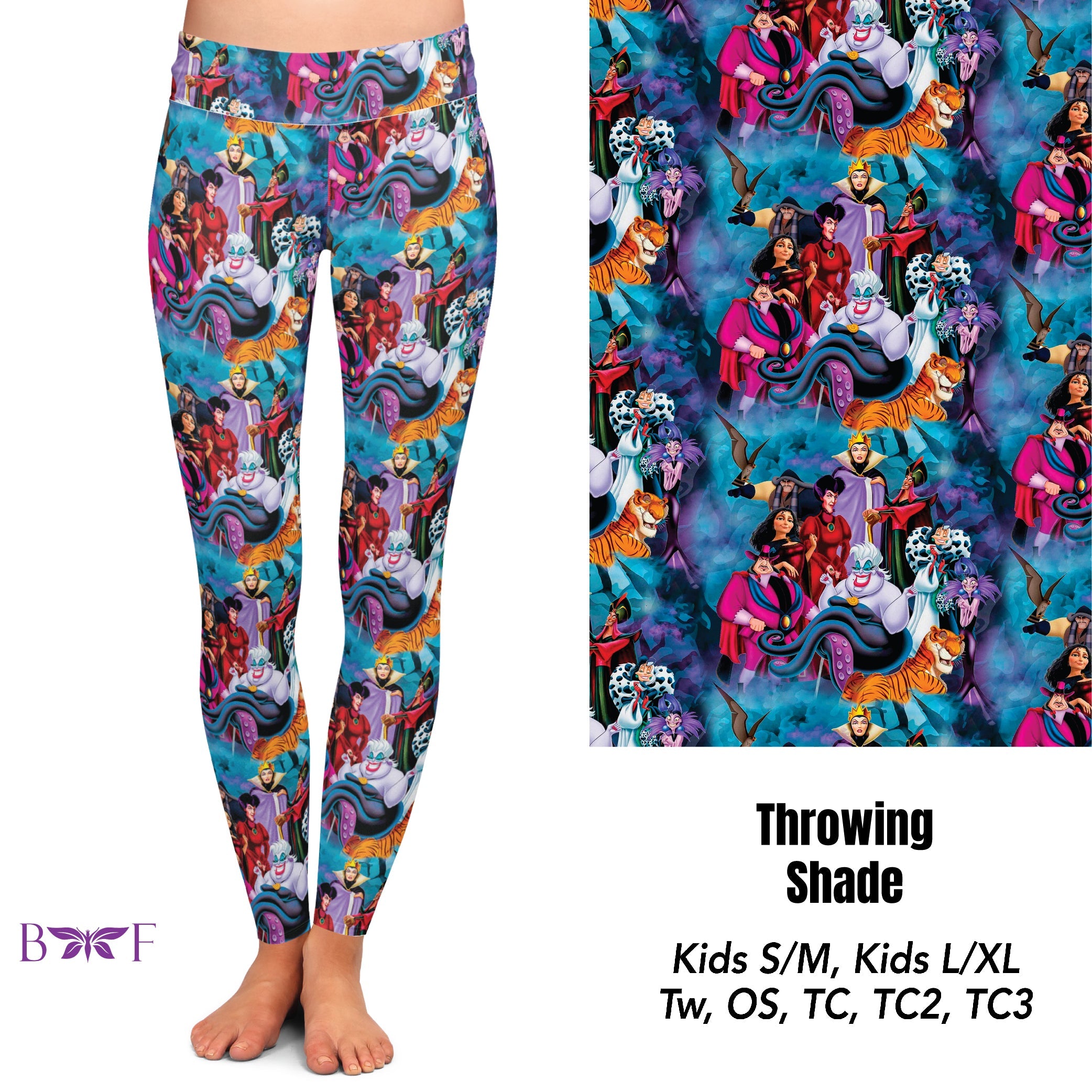 Throwing Shade leggings and capris with pockets