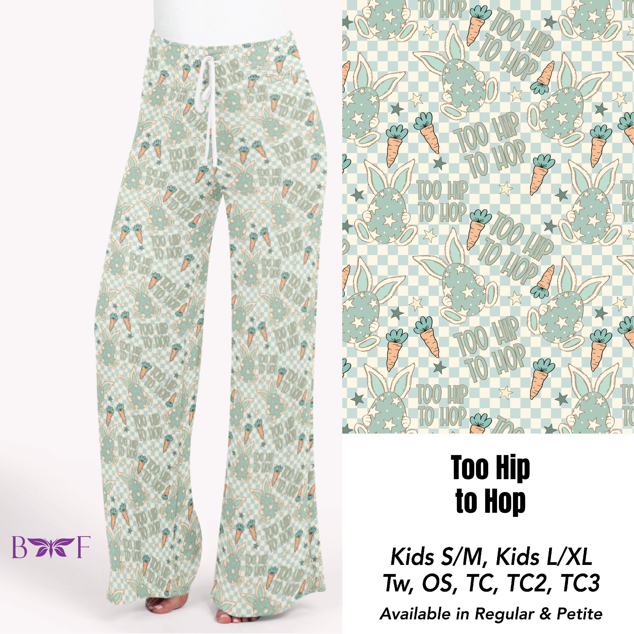 Too hip to hop kids leggings with pockets