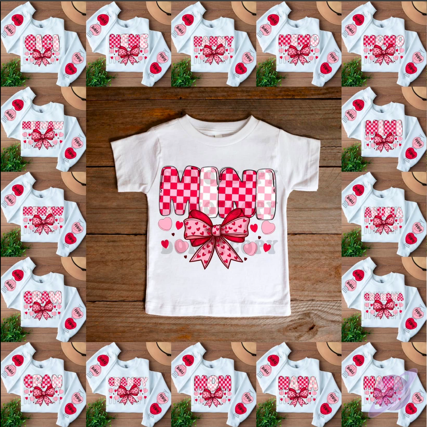 CANDY HEART NAME SWEATSHIRT COLLECTION (MULTIPLE OPTIONS)