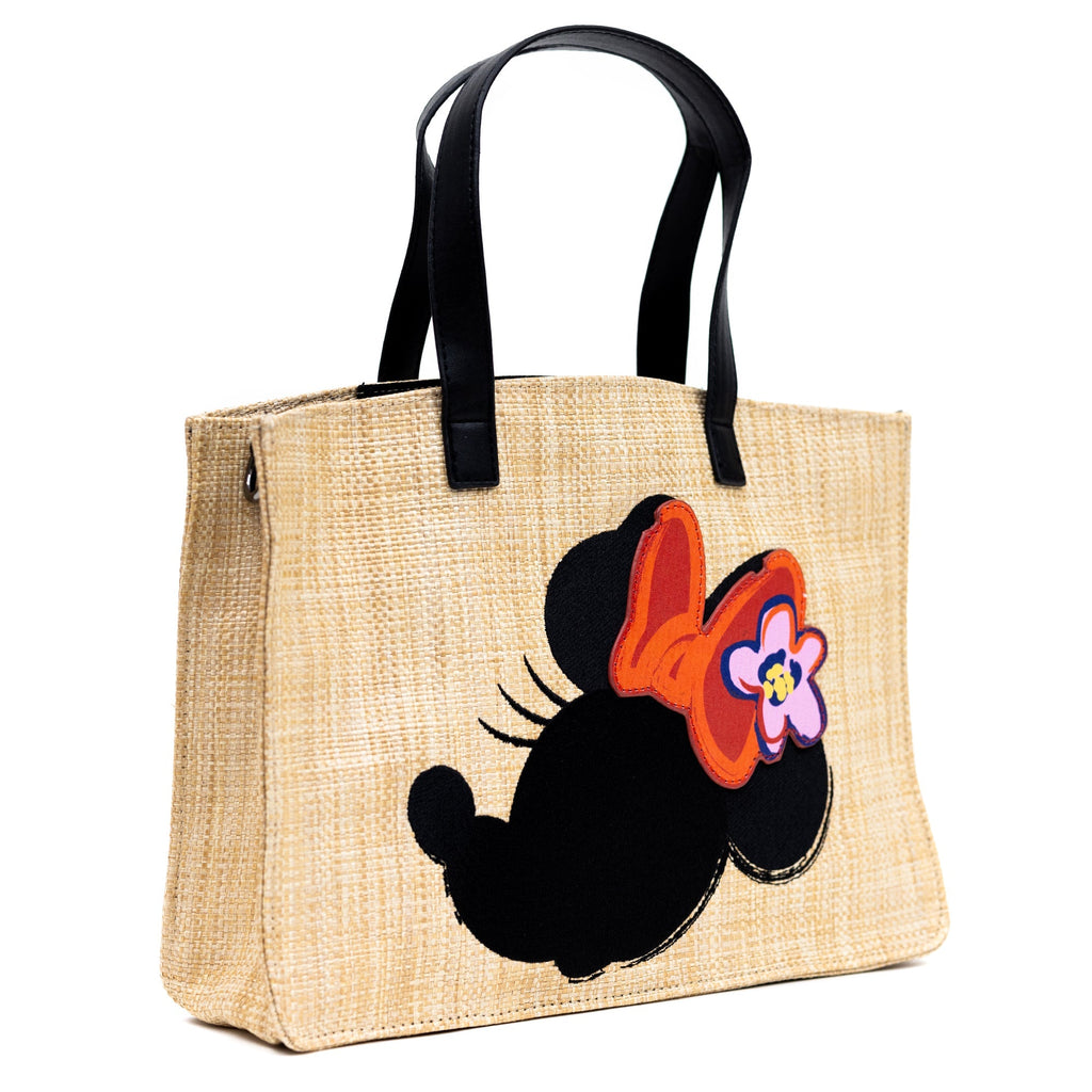 DISNEY SMALL TOTE, EMBROIDERED WITH MINNIE MOUSE