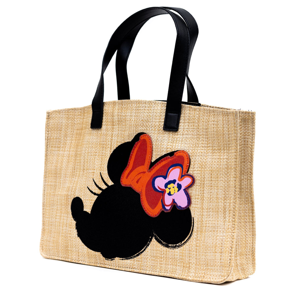 DISNEY SMALL TOTE, EMBROIDERED WITH MINNIE MOUSE