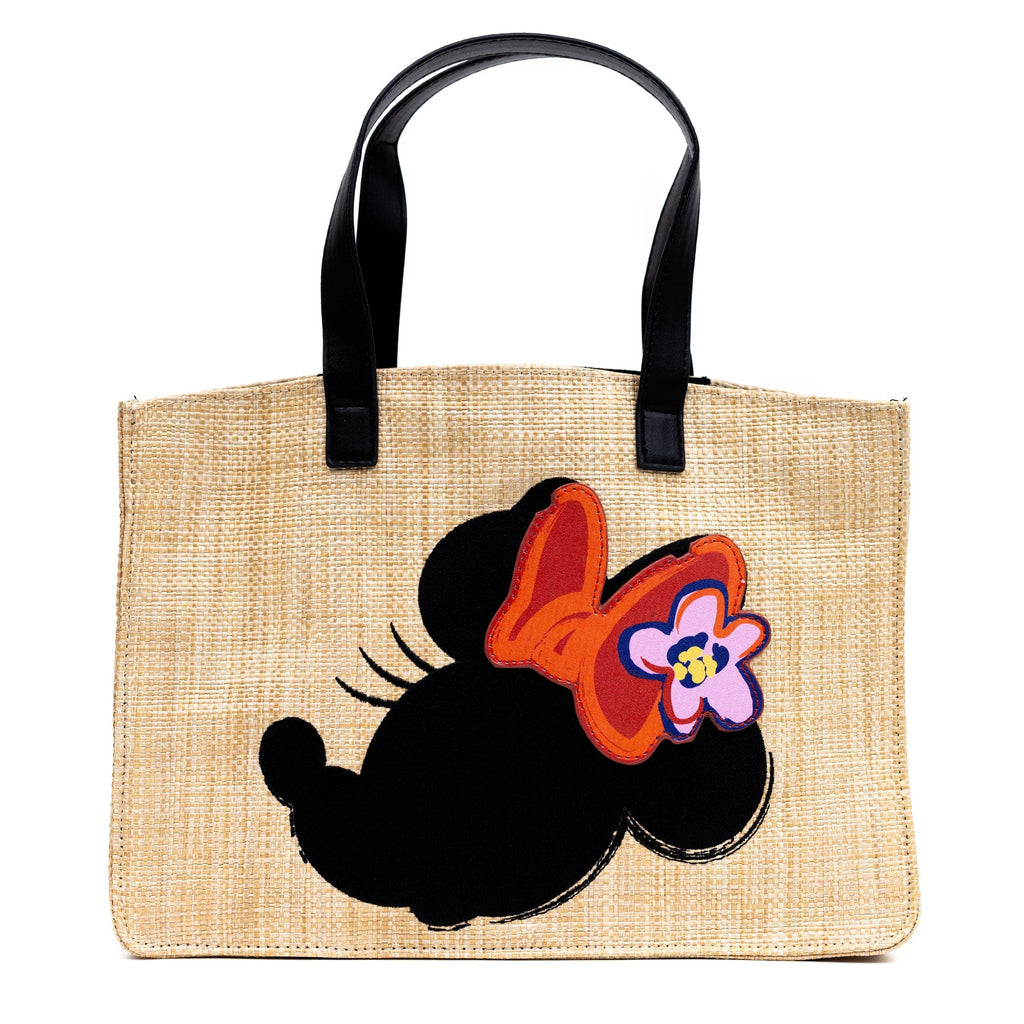 DISNEY SMALL TOTE, EMBROIDERED WITH MINNIE MOUSE