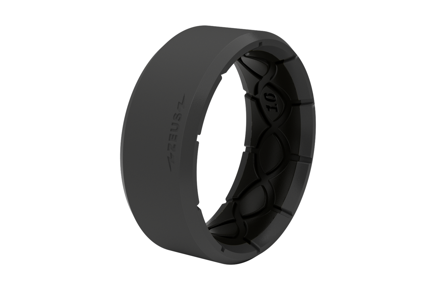 Zeus Edge Deep Stone Grey Ring