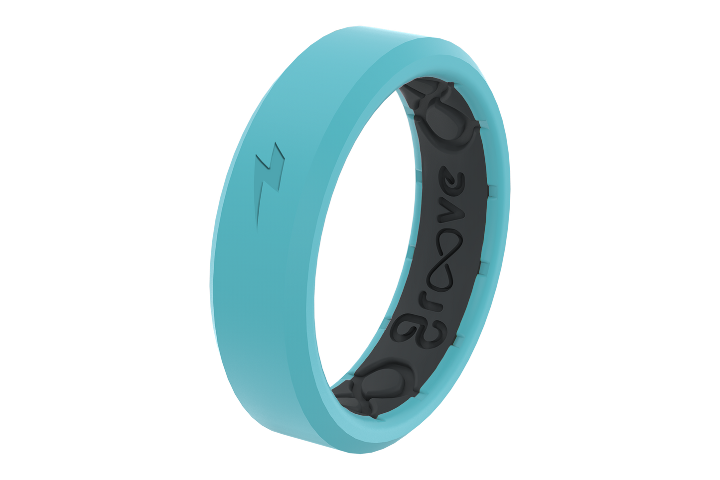 Zeus Aqua Thin Ring