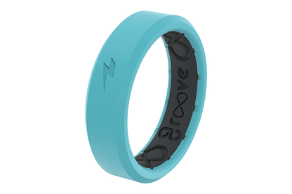 Zeus Aqua Thin Ring