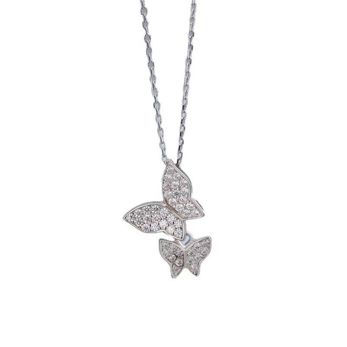 925 Sterling Silver Butterfly Necklace