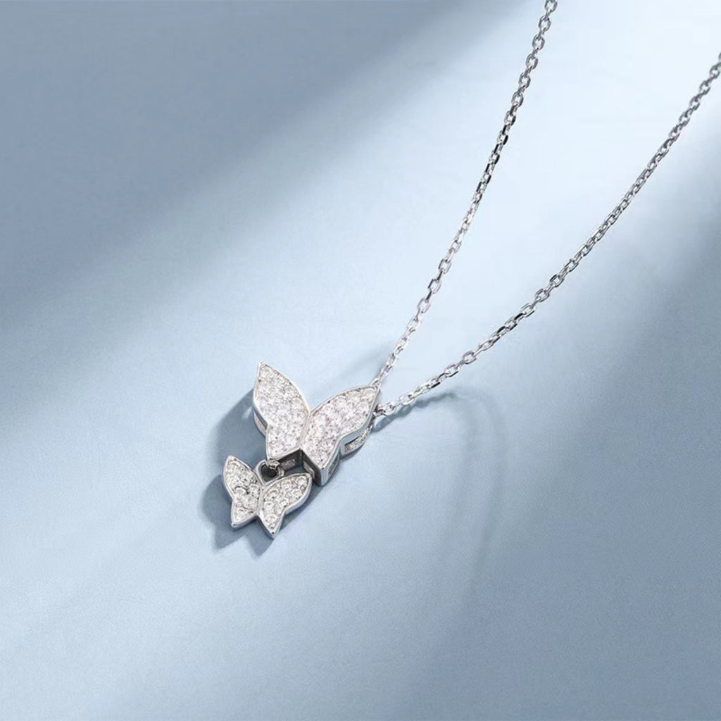 925 Sterling Silver Butterfly Necklace