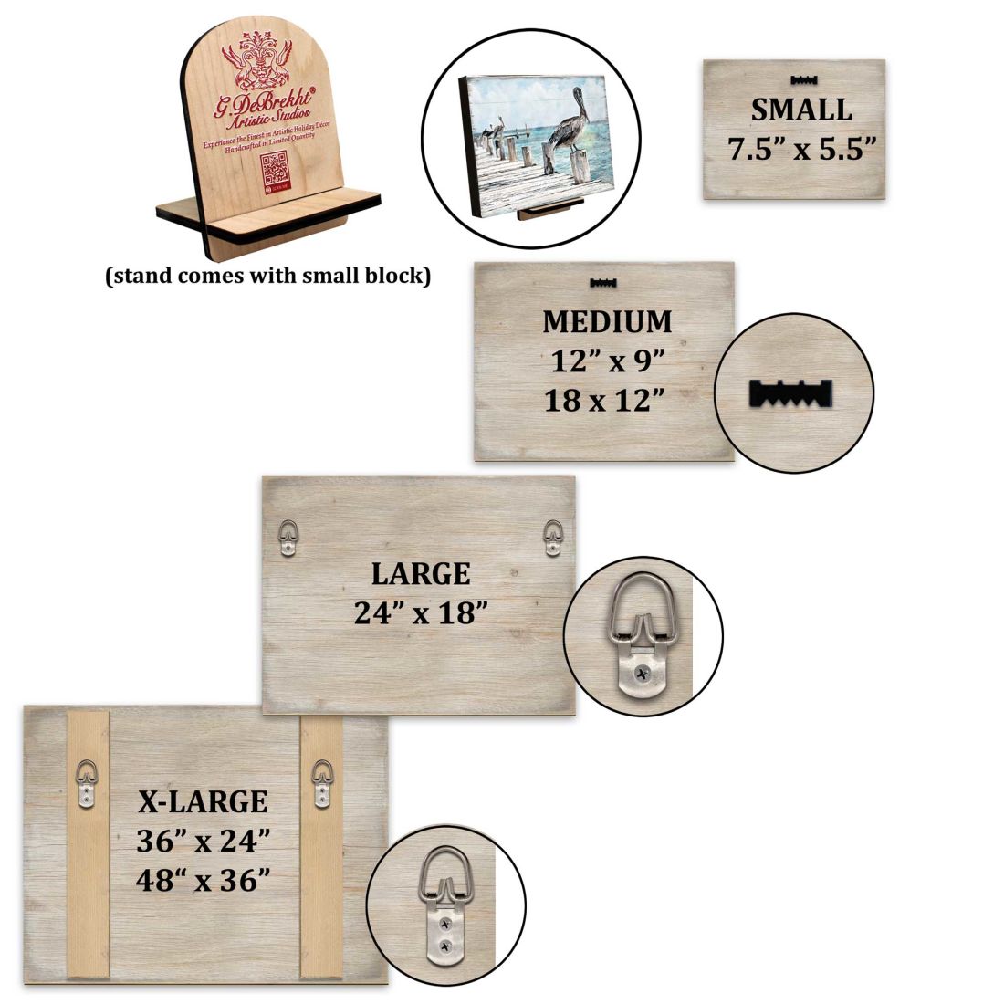 Lothen Cowboy Hat Art Wooden Wall Art by Nature Wonders - Nature Wildlife Decor - 95233B Wall Art