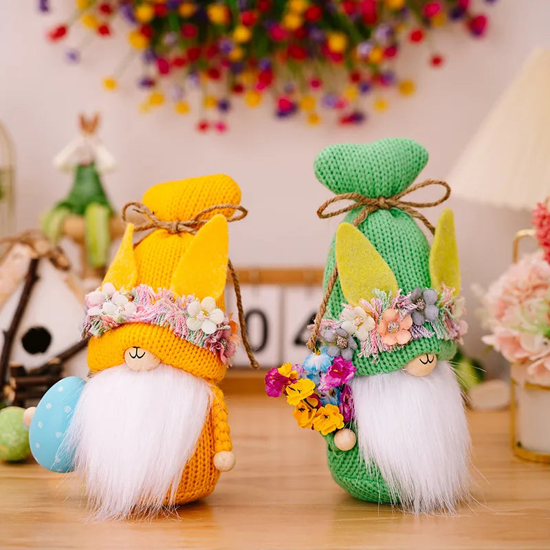 EASTER KNIT GNOMES HOME DECOR Gnomes