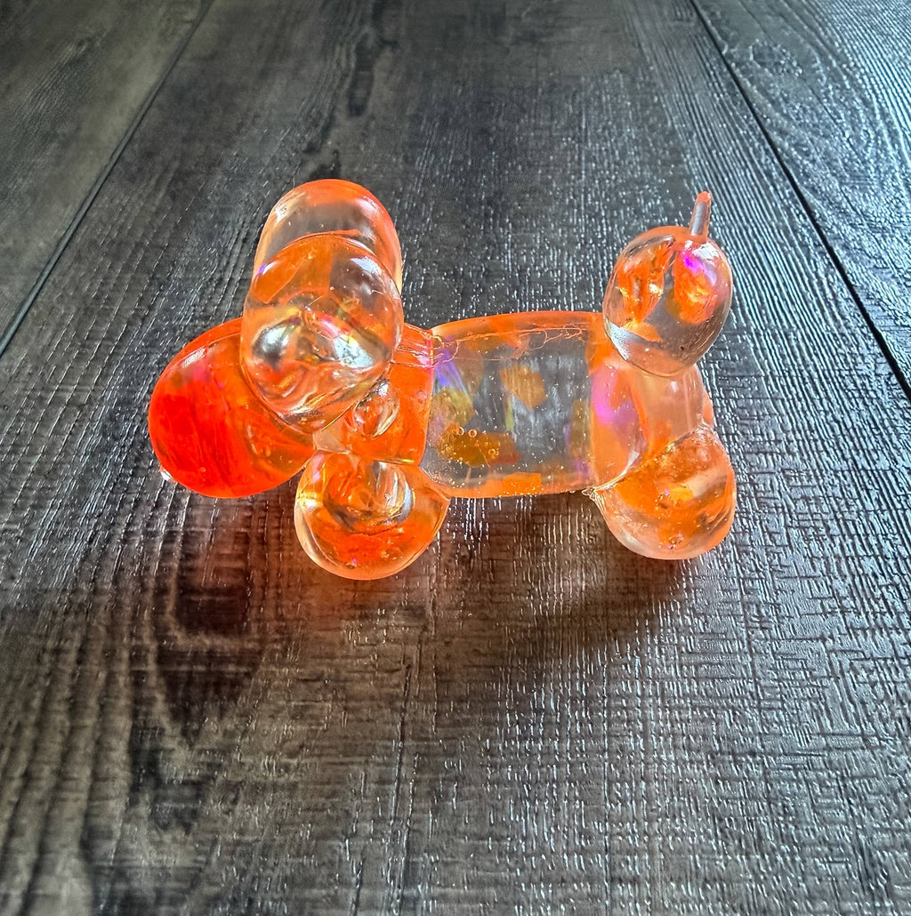 Squishy Squish Maltose Glitter Balloon Dog Stress Toy