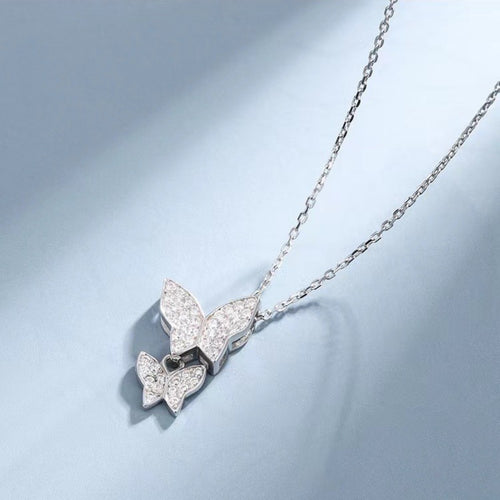 925 Sterling Silver Butterfly Necklace