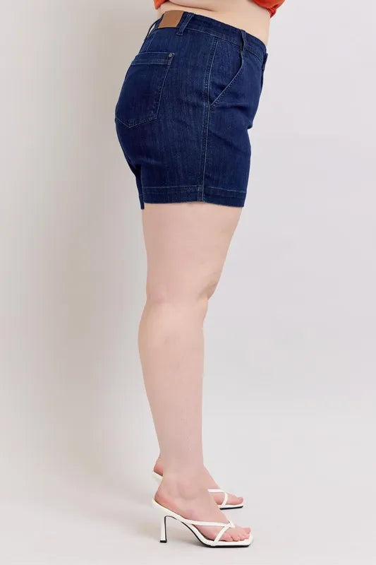 Judy Blue Plus Size High Waist Denim Shorts