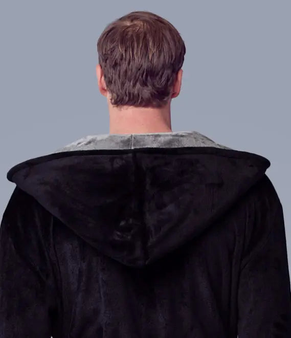 Men's Hooded Plush Robe