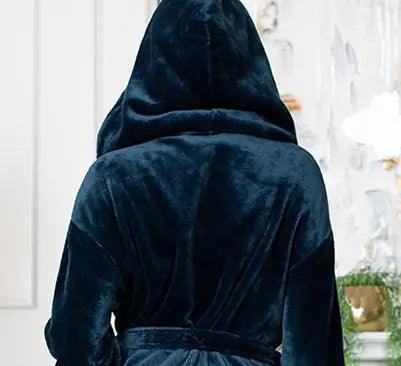 Women's Hooded Plush Robes