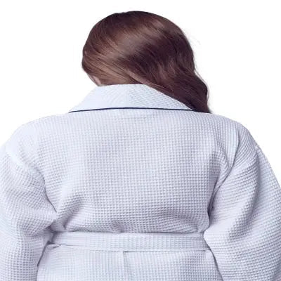 Women's Waffle Kimono Knee Length Robe