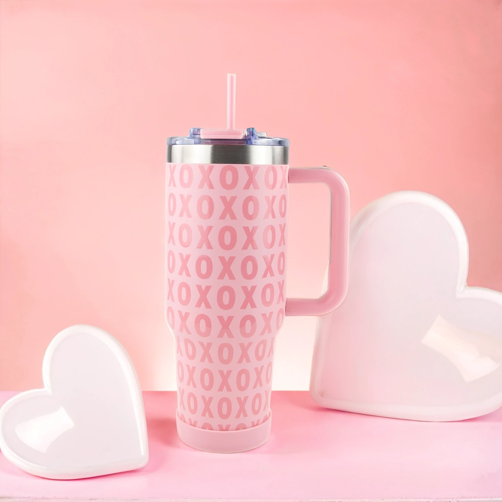 40oz POWDER COATED BIG SWIG TUMBLER - VALENTINE'S COLLECTION