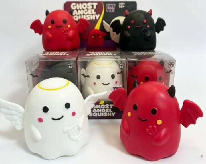 GHOSTLY SQUISHY FAMILY | THE ULTIMATE JUMBO SQUISHY sensory toy