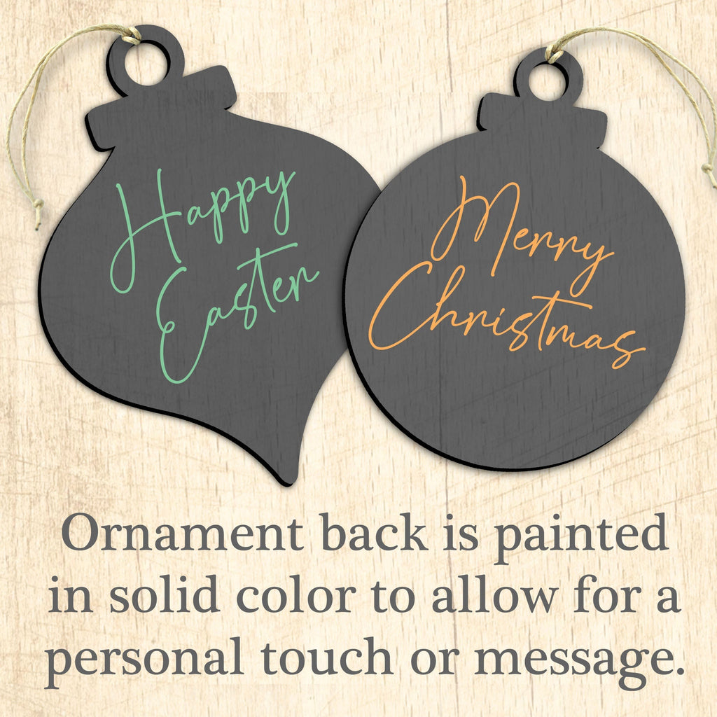BLOSSOM CROSS WOODEN ORNAMENTS | HANDCRAFTED KEEPSAKES MADE IN THE USA Wooden Ornaments