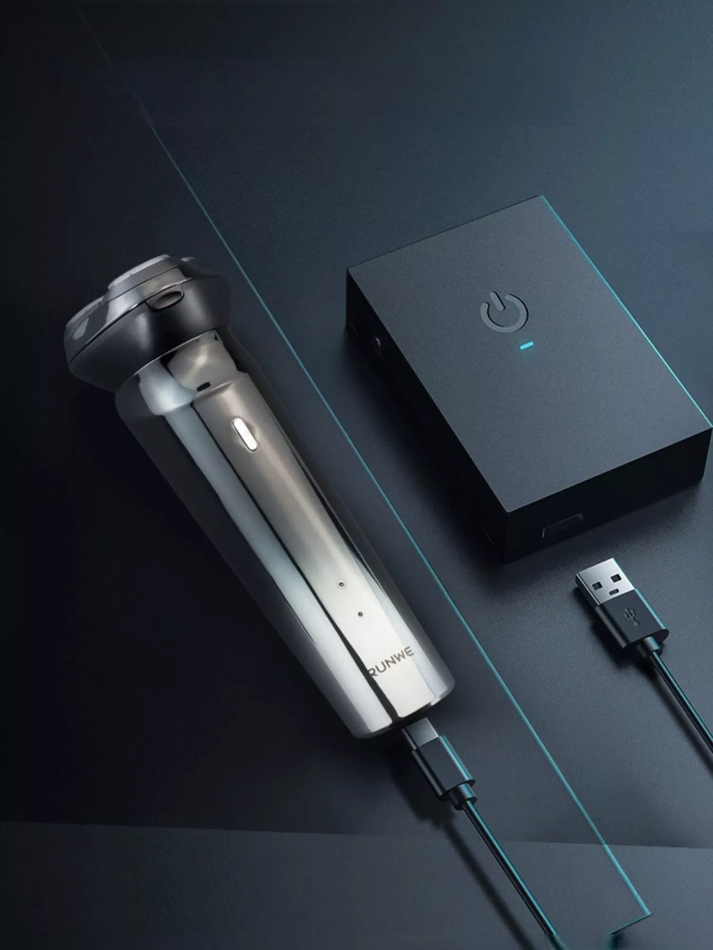 RECHARGEABLE ROTARY SHAVER razor