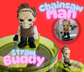 CHAINSAW GUY-3D PRINTED STRAW BUDDY