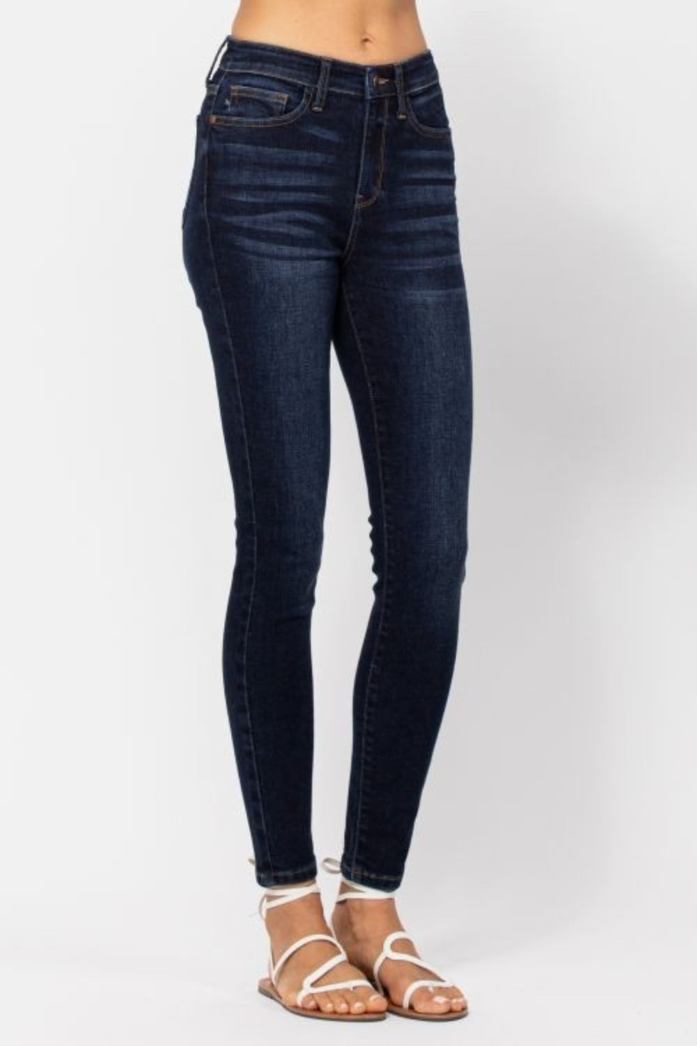 Judy Blue High Waist Handsand Skinny Jeans